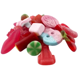 Product display of our Valentine Mix from Swedish Candy House