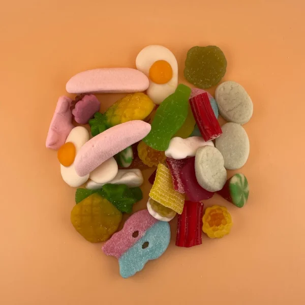Candy display of Swedish Candy House Easter Mix