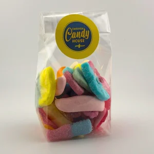Bag display of Swedish Candy Happy Easter Mix