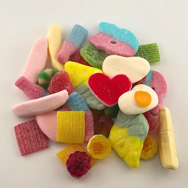 Out of bag display of Swedish Candy House Happy Easter Mix