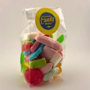 Bag display of Swedish Candy Happy Easter Mix